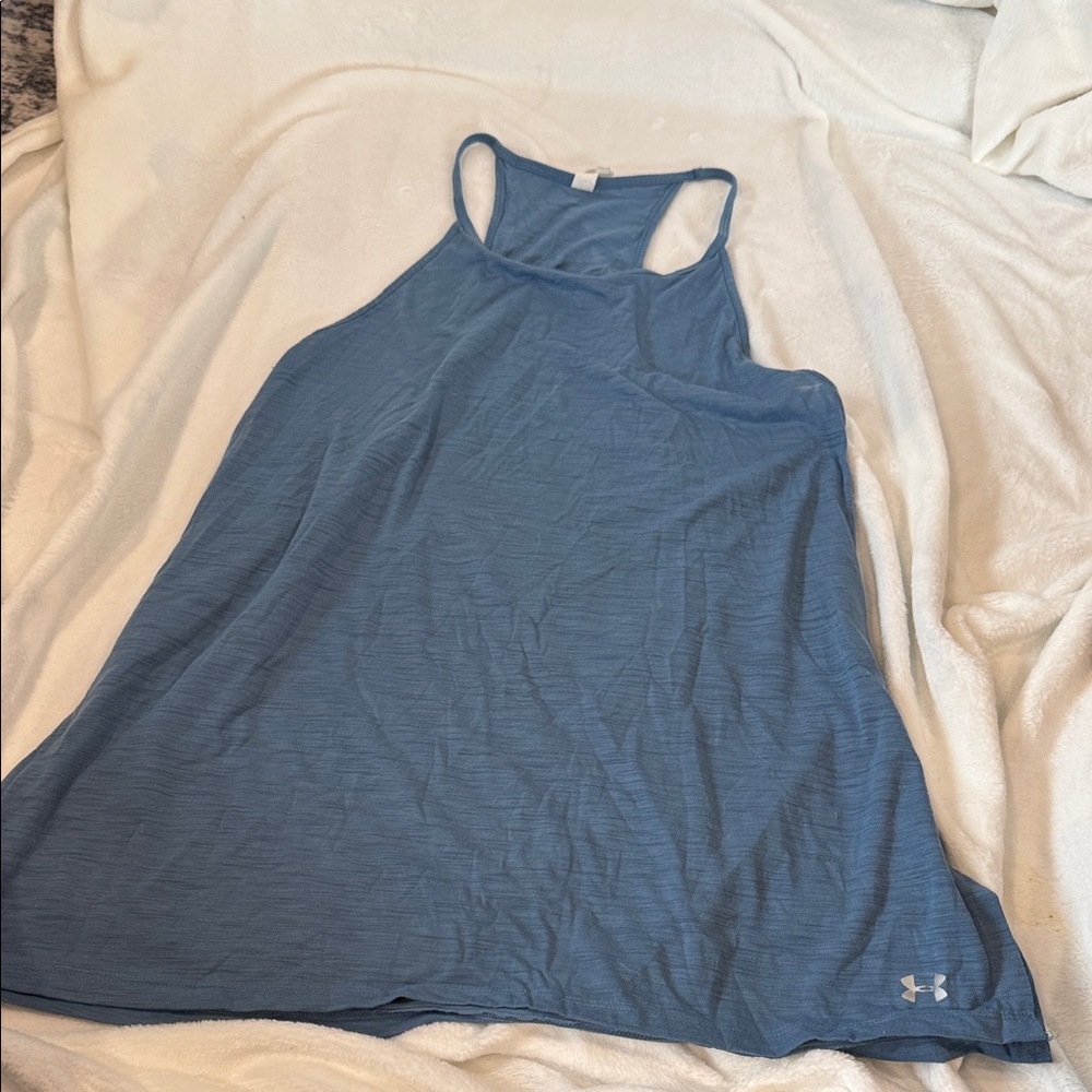 Under Armour Dusty Blue Racerback Women's Tank Top